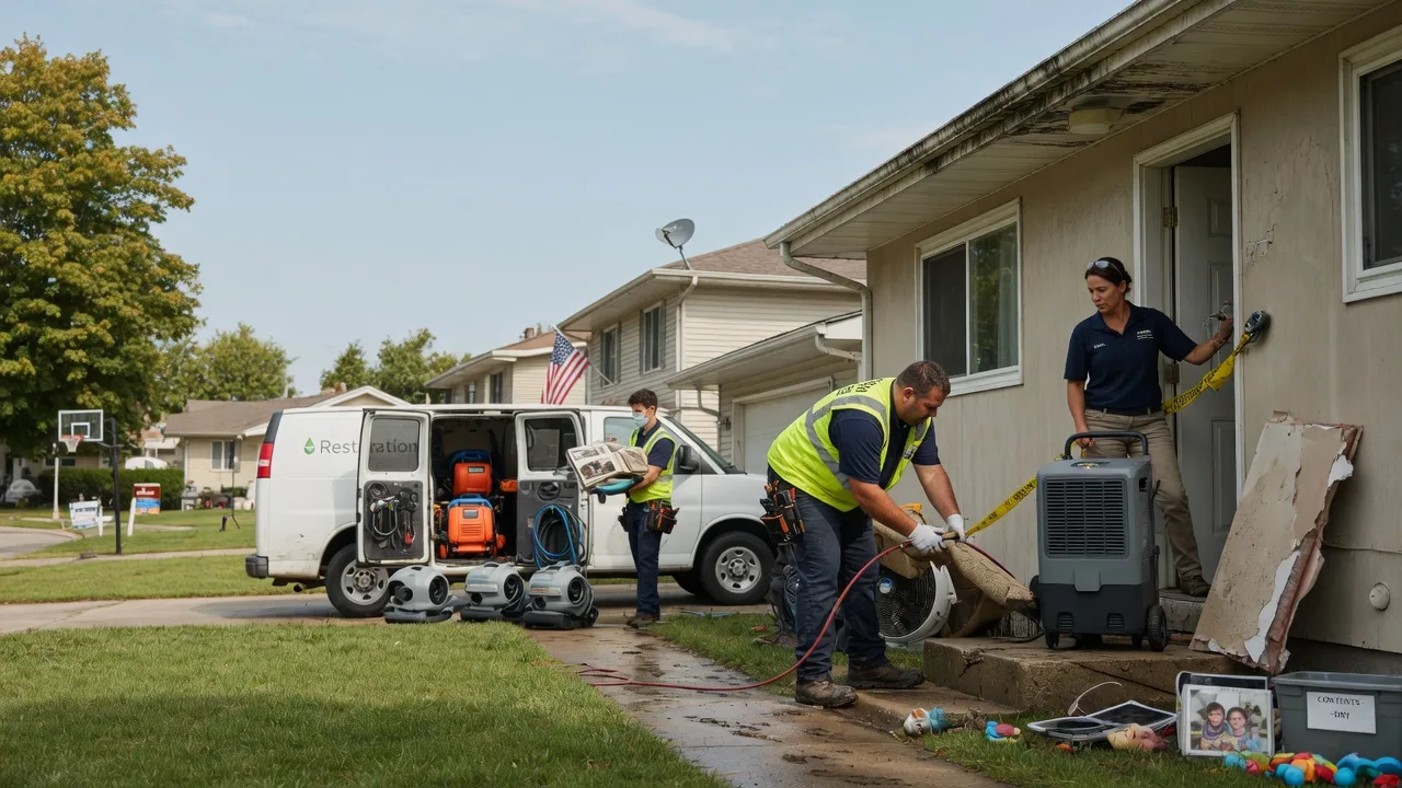 Water Damage Restoration in Bridgeview, IL near me